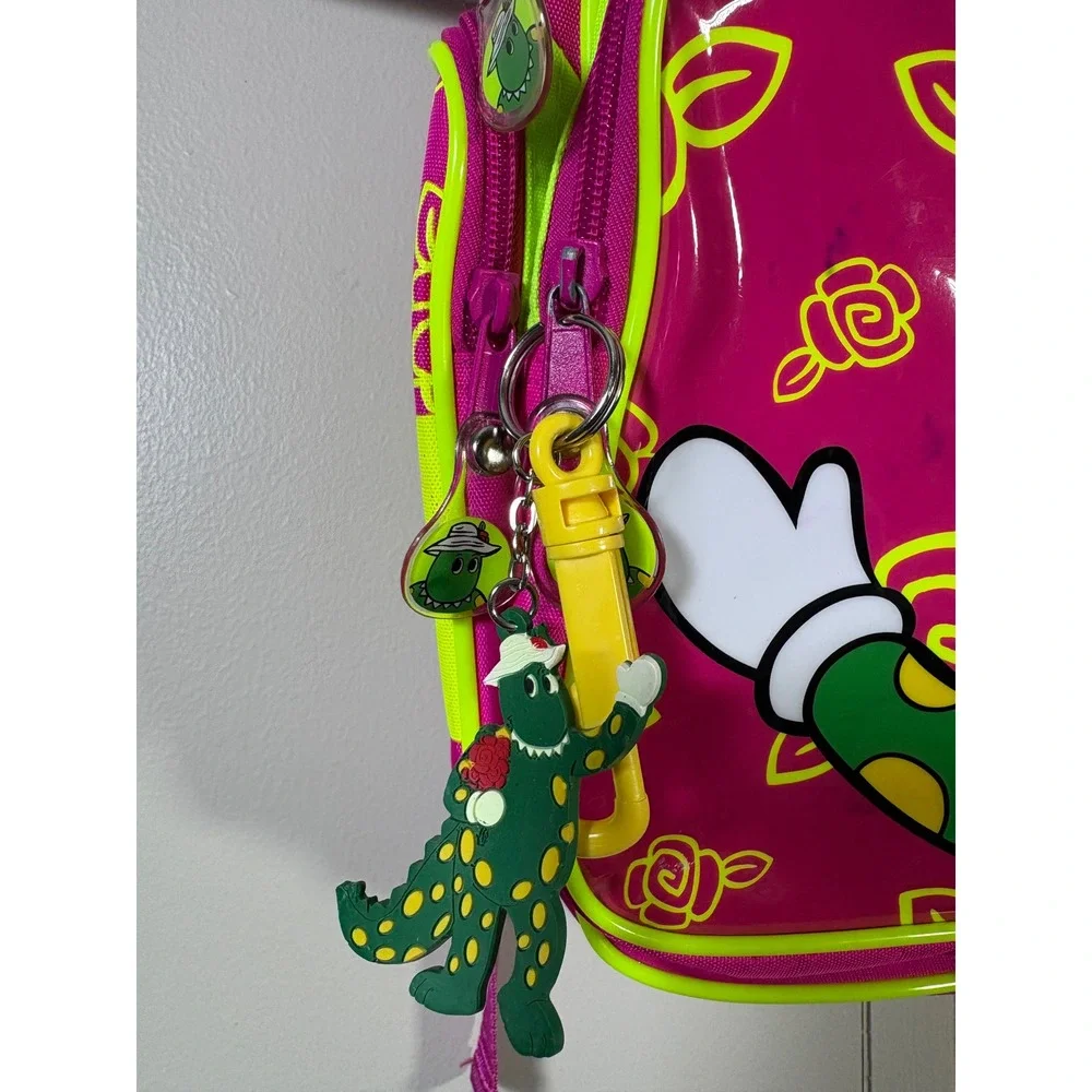 The Wiggles Dorothy the Dinosaur Backpack Pink Vtg Y2K 2004 Nostalgia whimsical